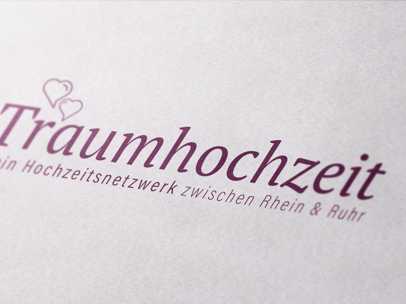 Logodesign für Traumhochzeit NRW